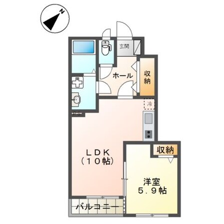 パサニアテラスの物件間取画像